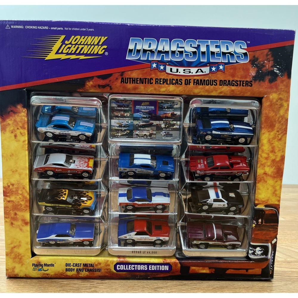 Johnny Lightning Dragsters‎ USA Collectors Edition, 11 Die-Cast Cars NEW